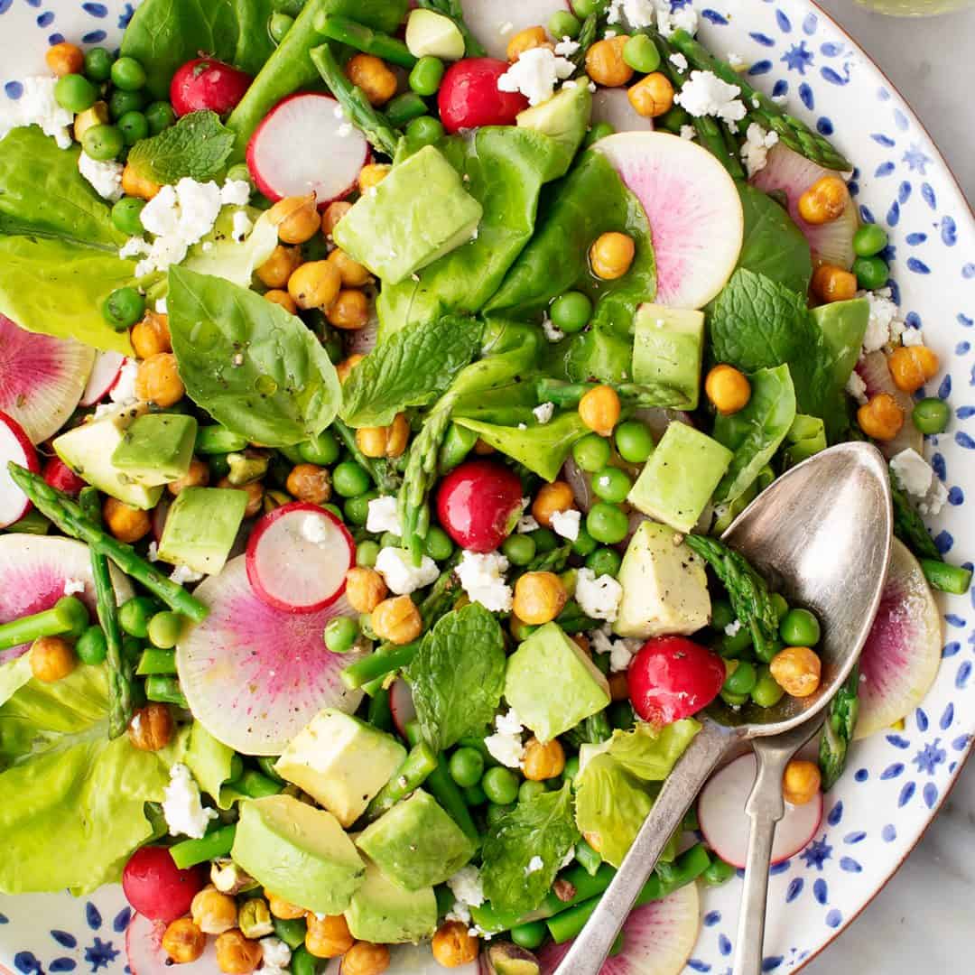 Bright spring salad