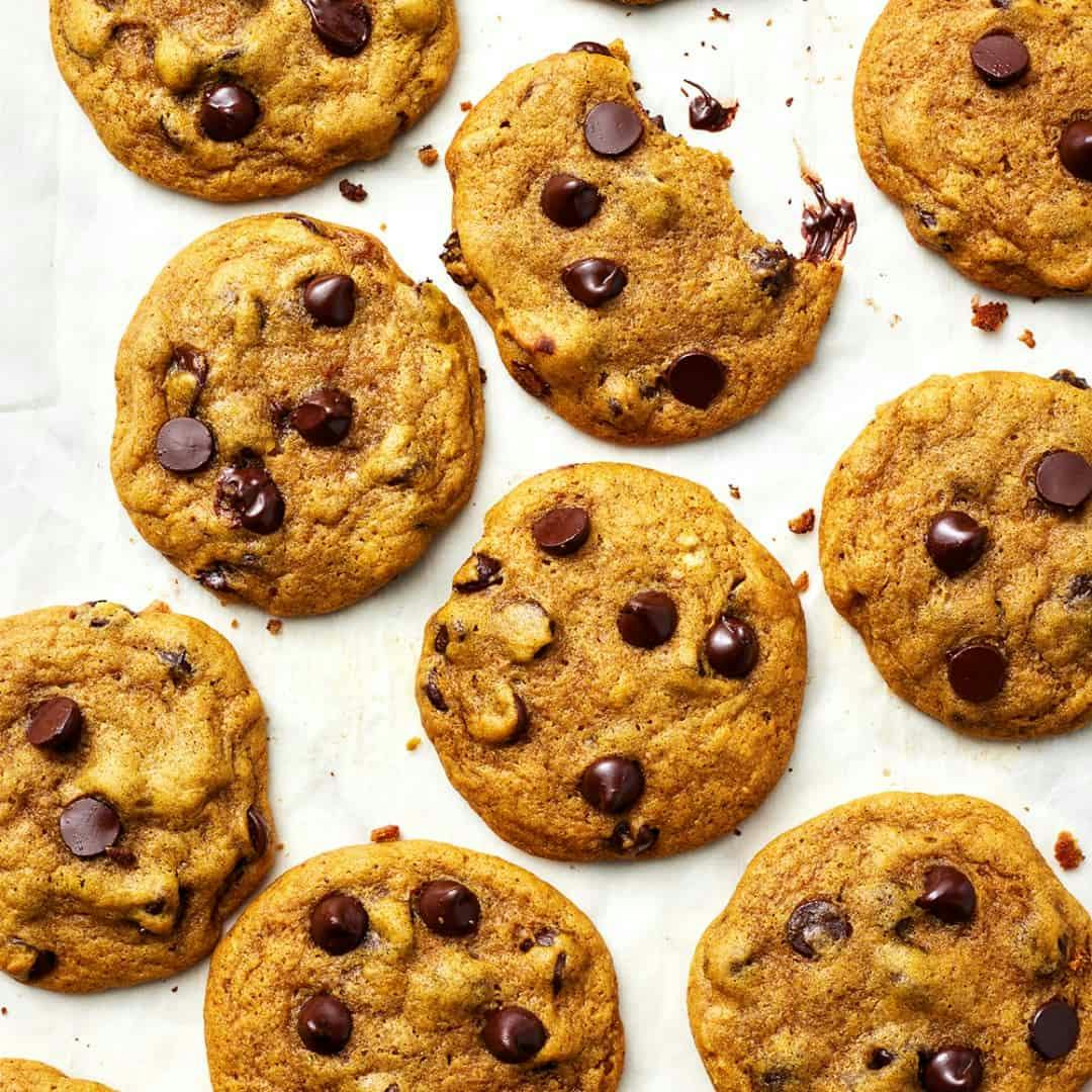 Pumpkin chocolate chip cookies