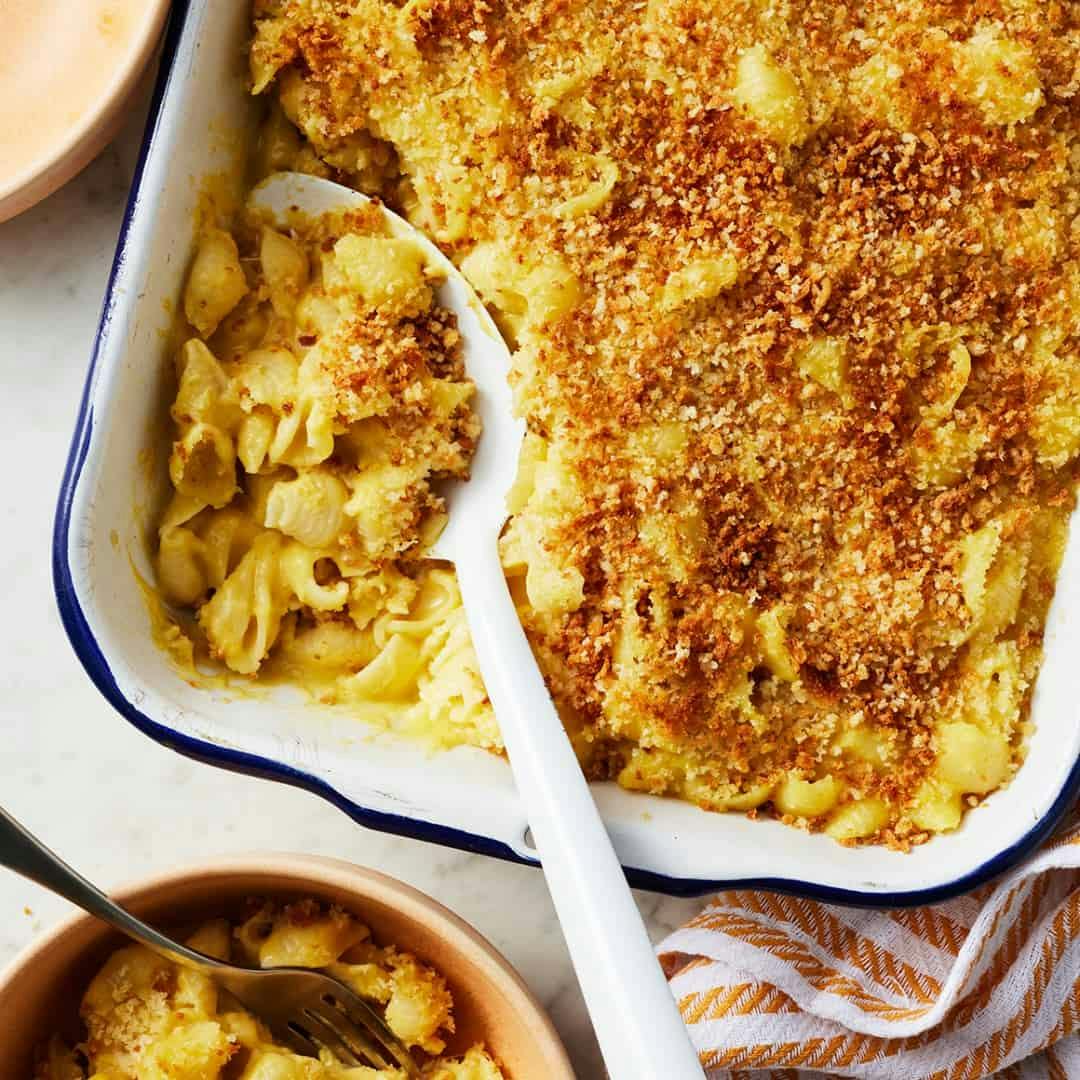 Butternut squash mac and cheese