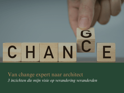 Van change expert naar architect