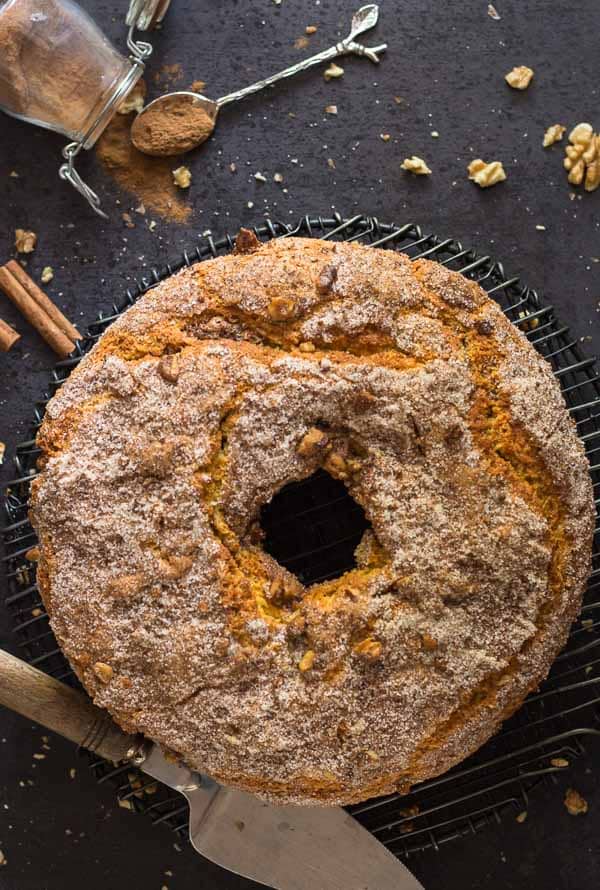 Cinnamon Walnut Coffee Cake