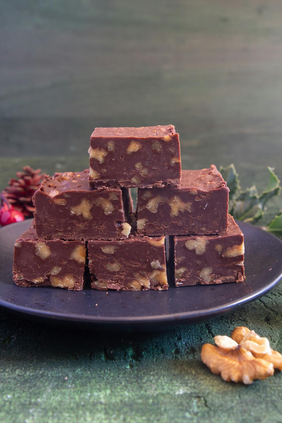 Easy walnut fudge.