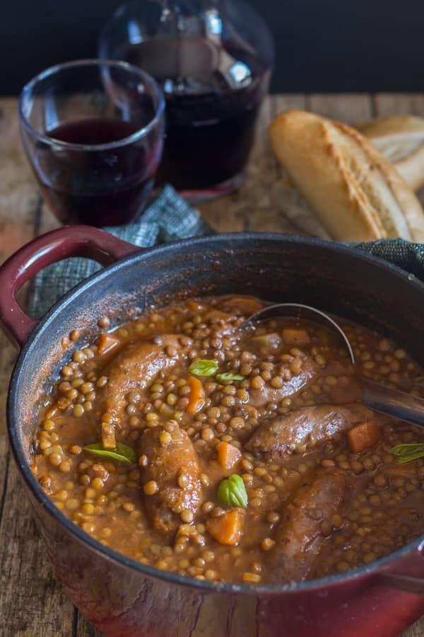 Italian Lentil & Sausage Stew