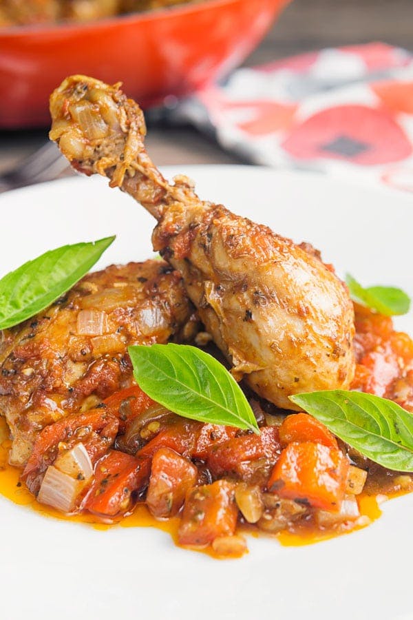 Easy Chicken Cacciatore