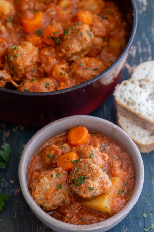 Italian Meatball Stew