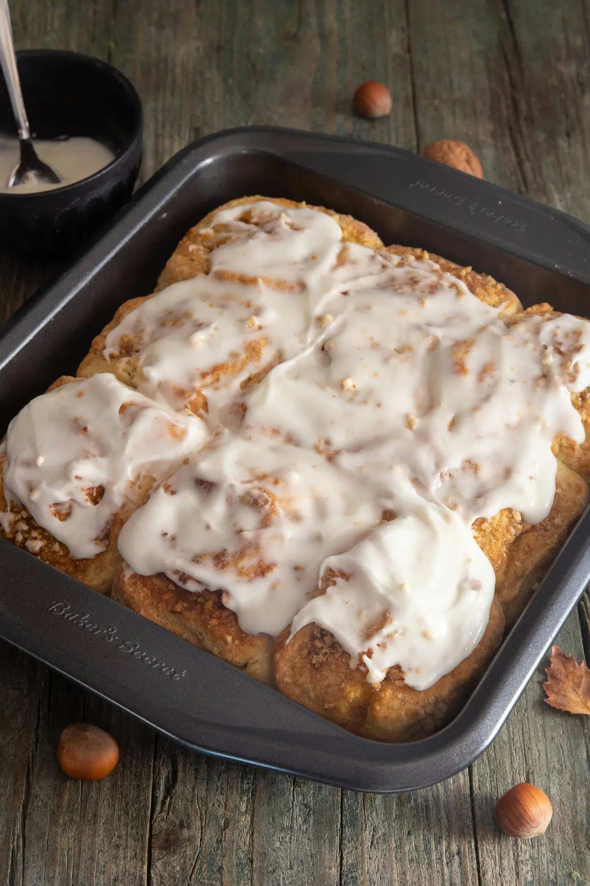 No Yeast Cinnamon Rolls