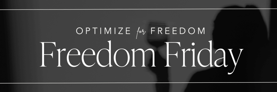 Freedom Fridays banner image