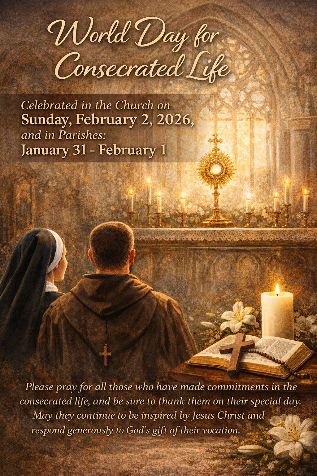 World Day of Prayer for Consecrated Life