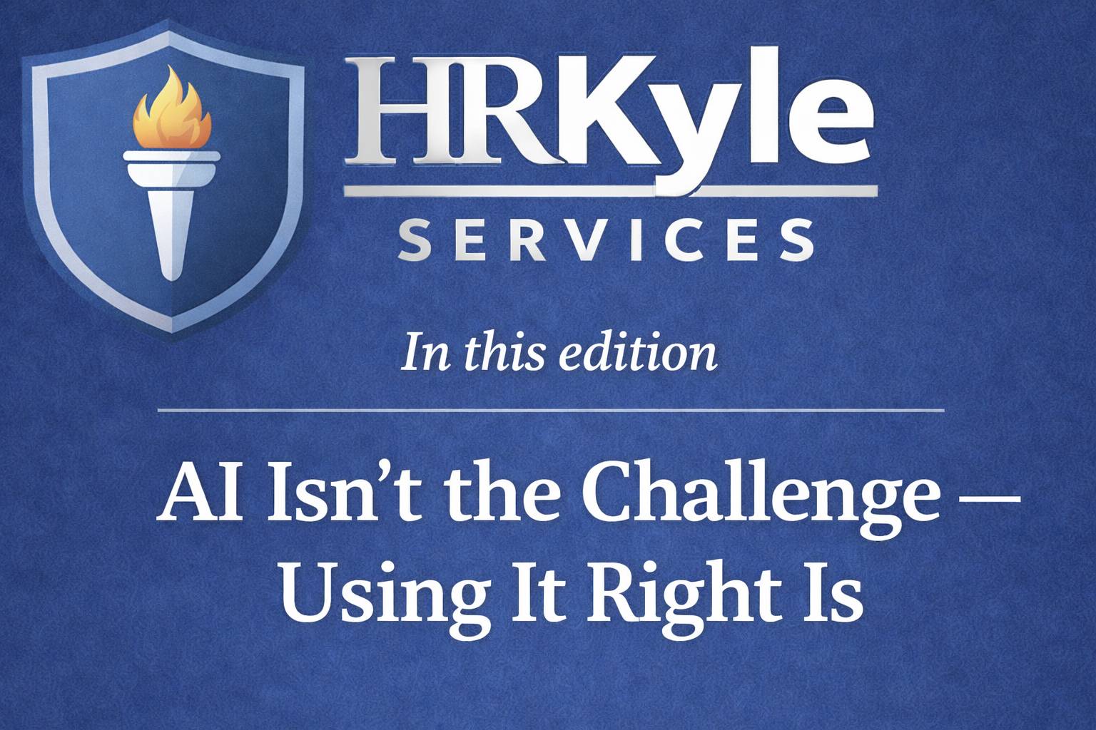 AI Isn't the Challenge - Using It Right Is