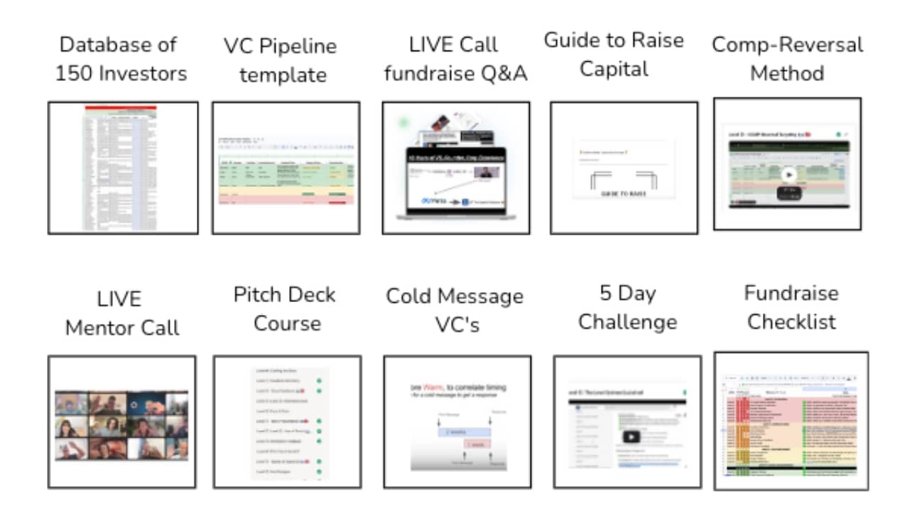 Seed stage startup fundraise 