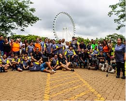 No fim de janeiro, dia 31, realizamos o tradicional piquenique com atividades no Parque Villa-Lobos