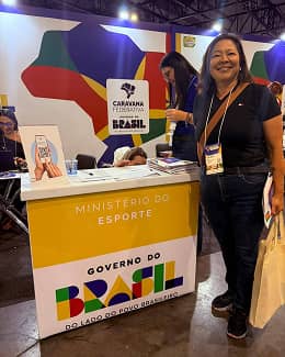 Eliane Miada, na 17ª edição da Caravana Federativa São Paulo