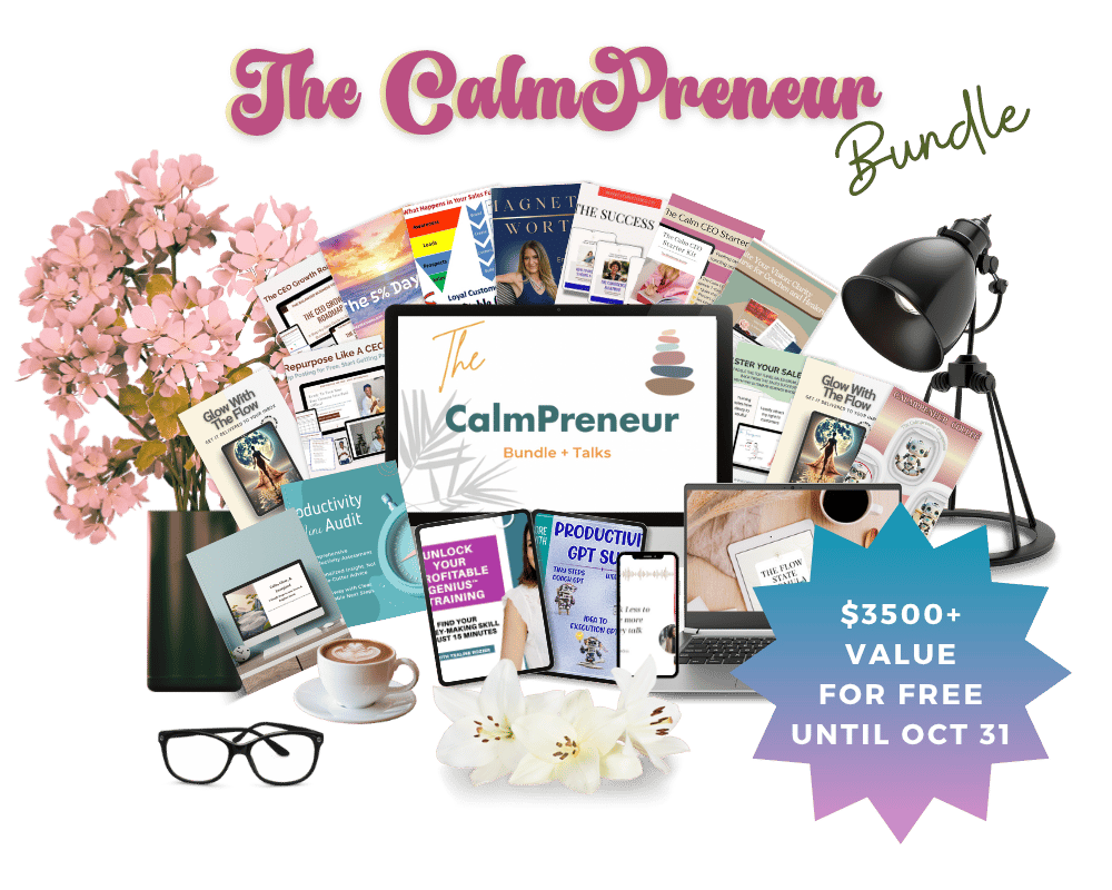 calmpreneur mock up for bundle