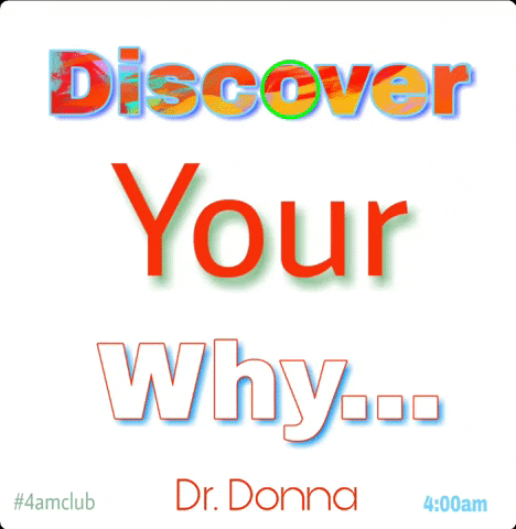 discover your why text on screen