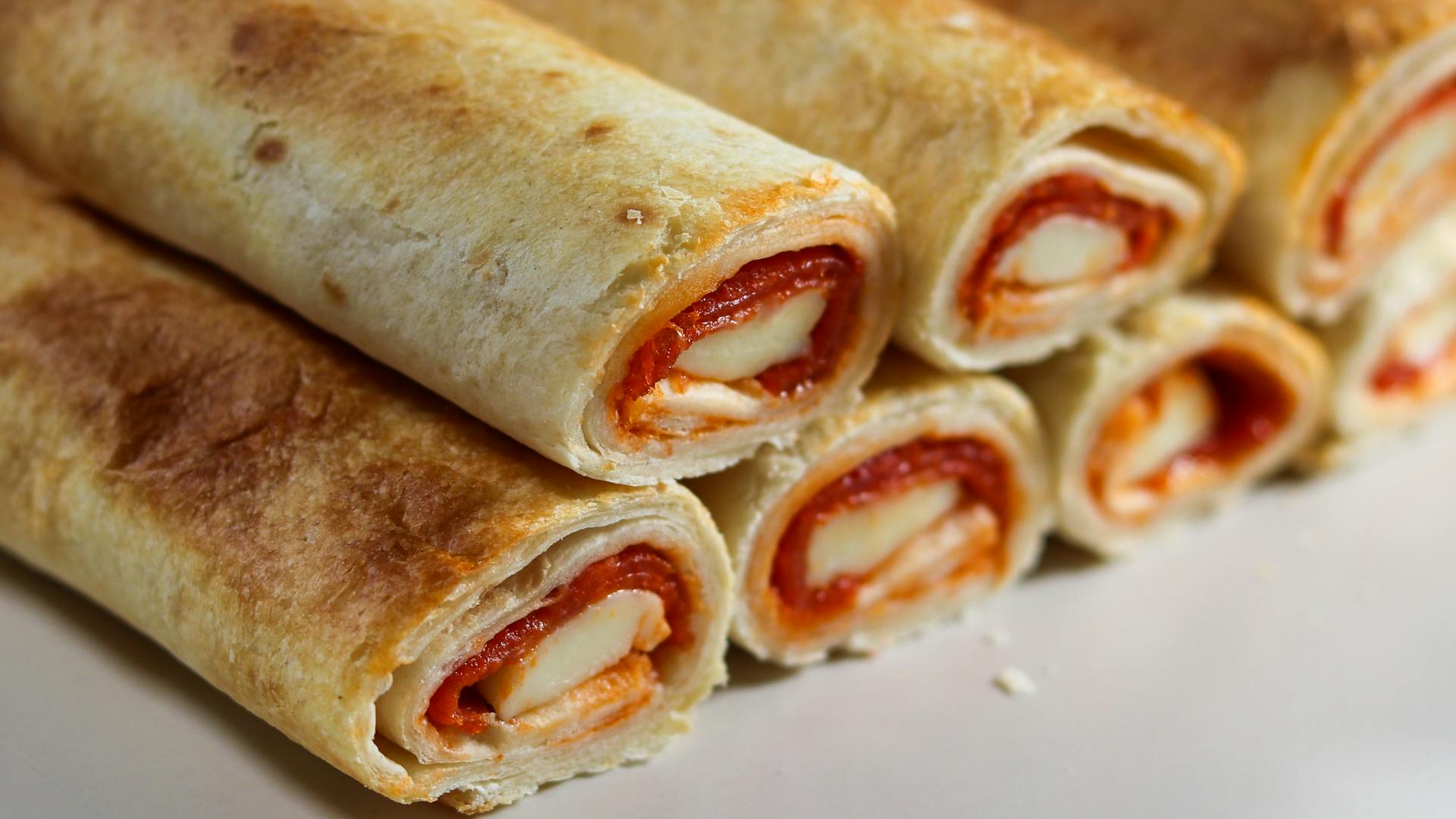 Easy Air Fryer Pizza Roll Ups + Video