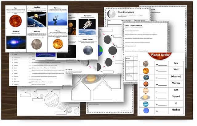 Free Solar System Worksheets