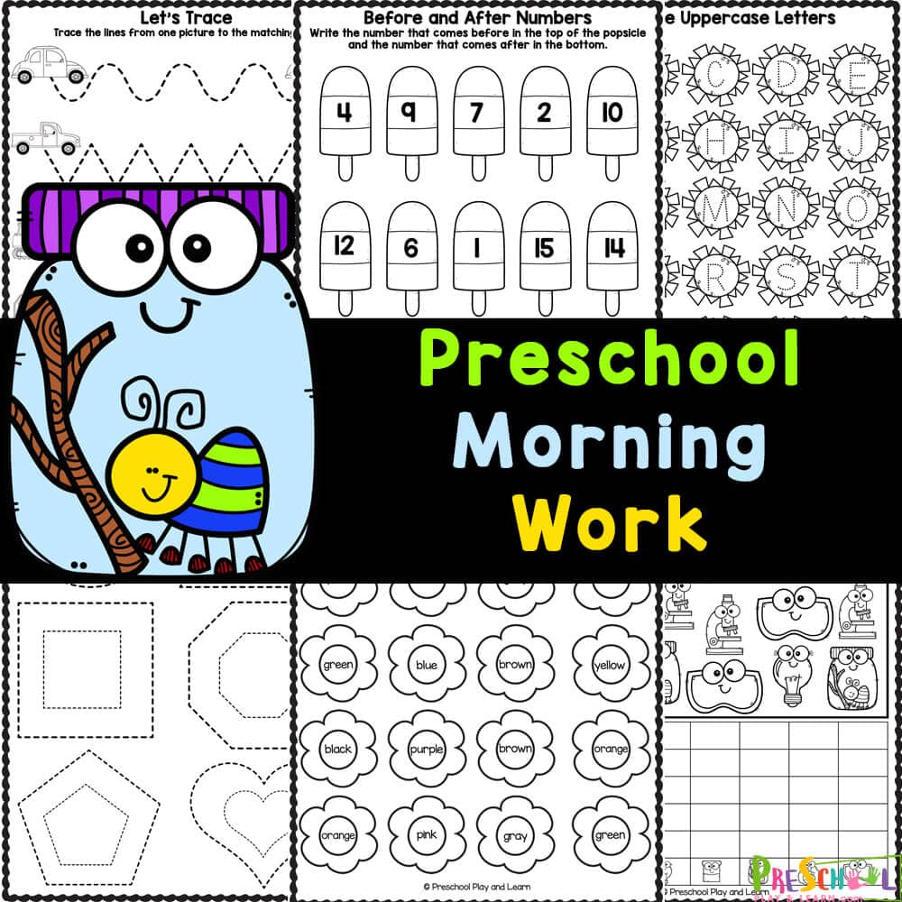 free-preschool-morning-work-worksheets