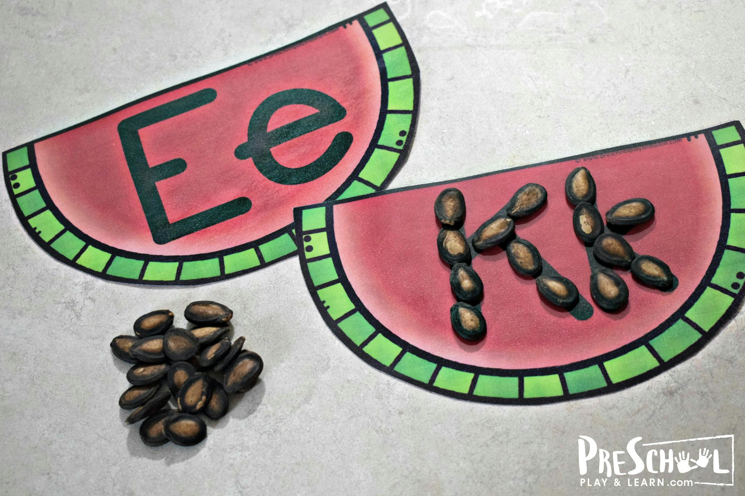 Watermelon ABC Preschool Letter Printable - Fantastic Fun & Learning