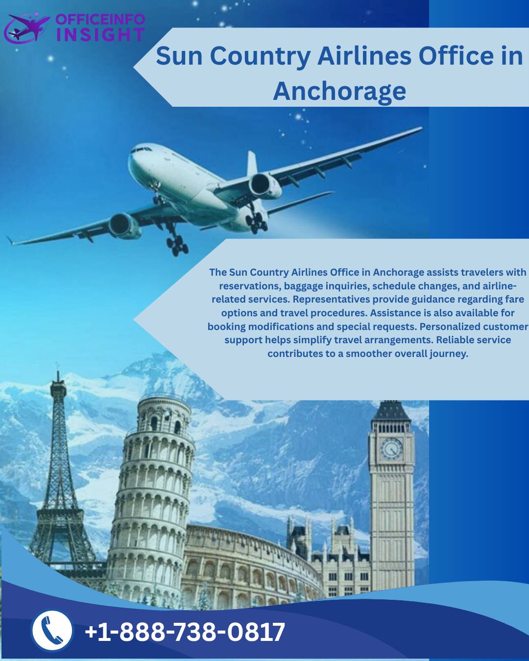 The Sun Country Airlines Office in Anchorage