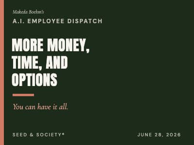 A.I Employee Dispatch Cover: More Money, Time, and Options