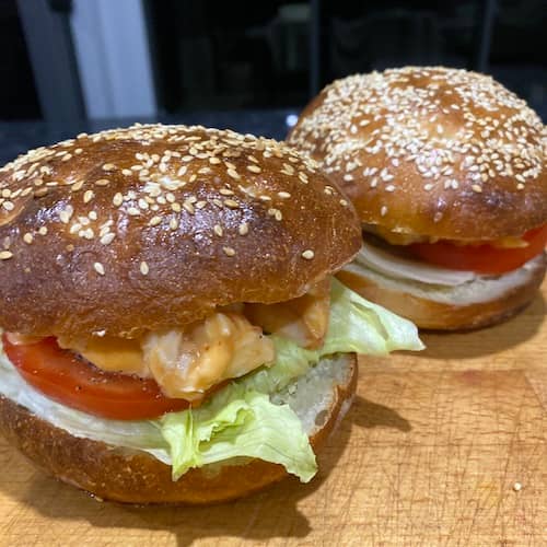 Turkish flatbread buns made in my Thermomix