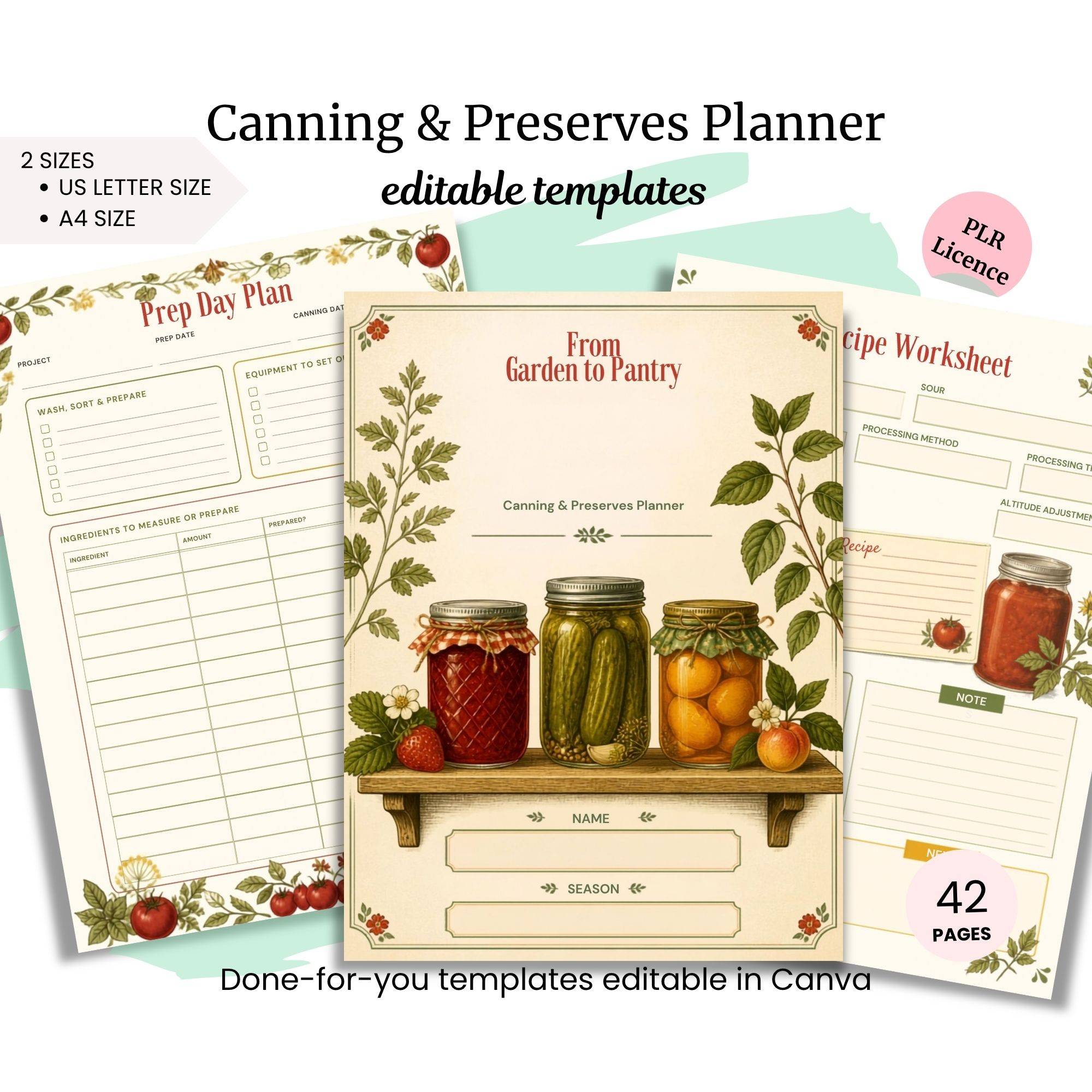 Thumbnail for Canning & Preserves Planner