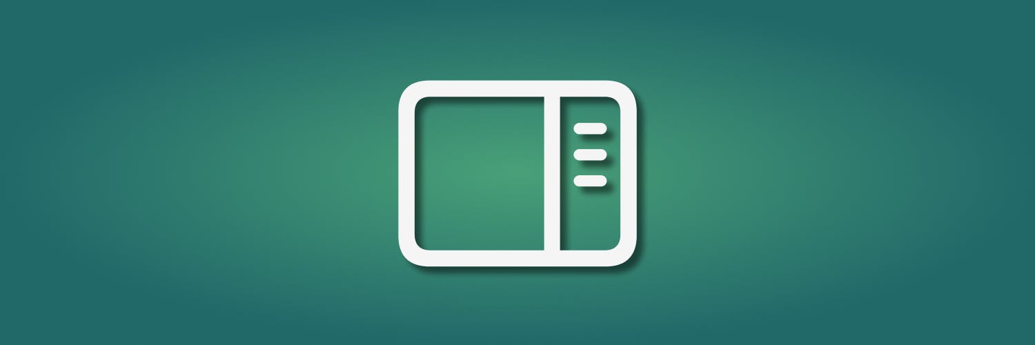 a green gradient background with a white computer window icon