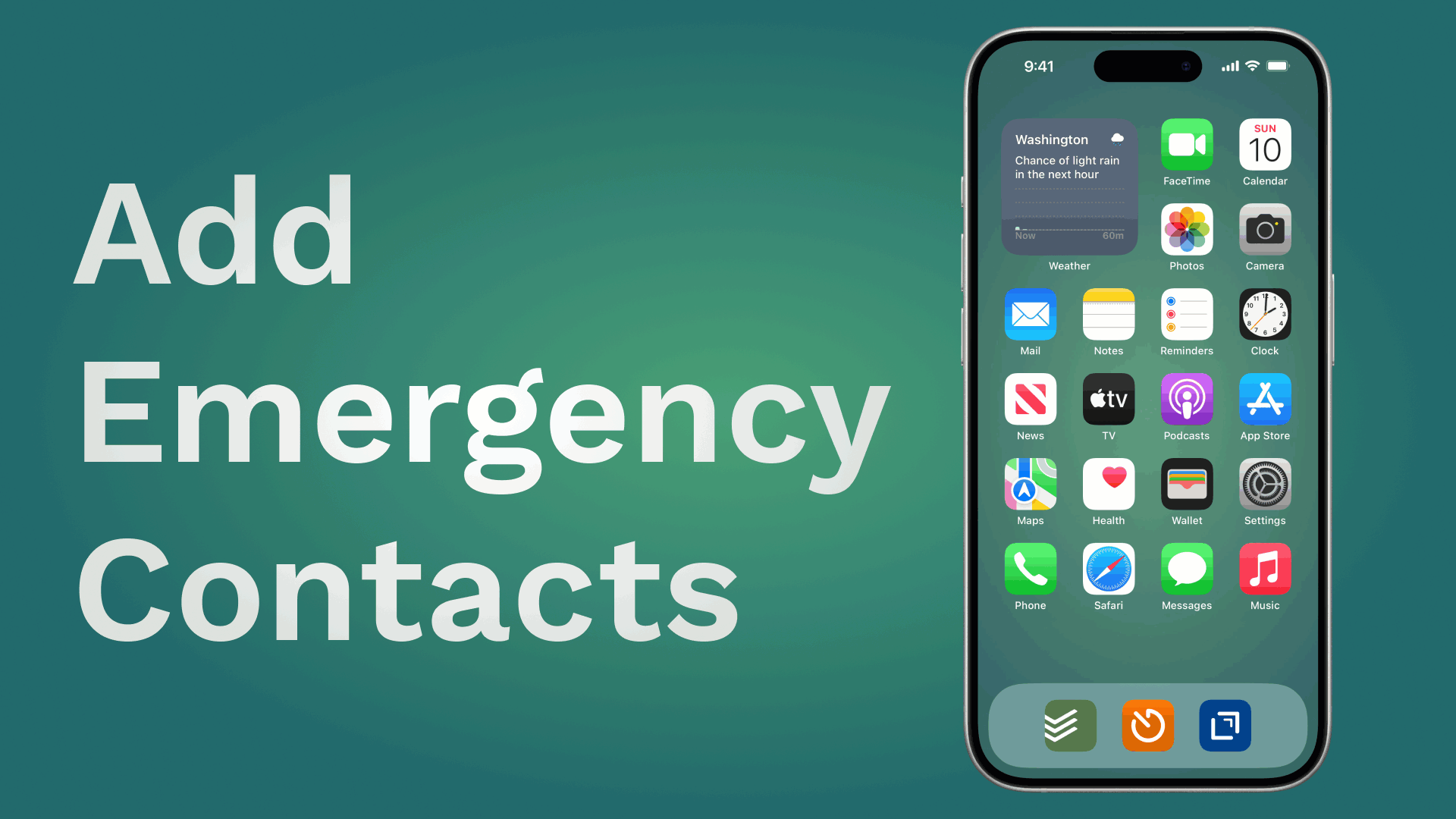 Emergency contacts added to iPhone for quick access in case of emergencies. Stay prepared and safe with this feature.
