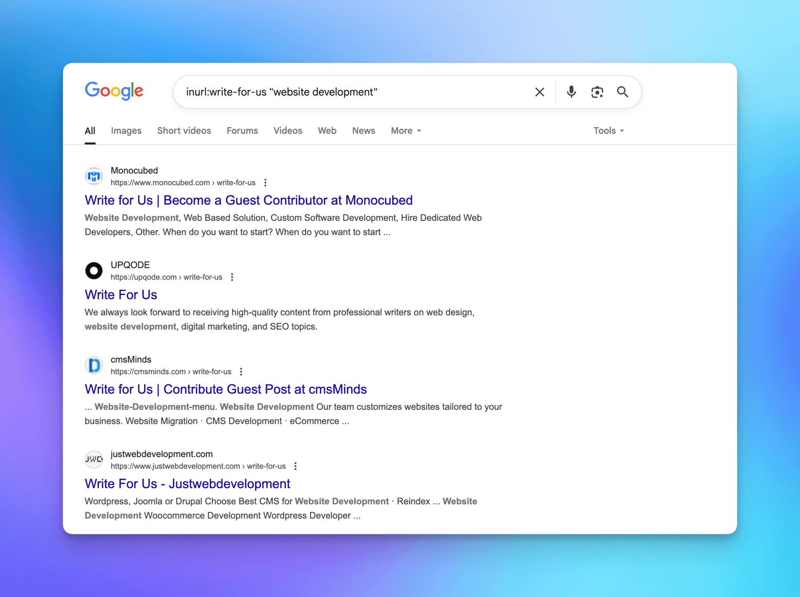 Google Search Operators