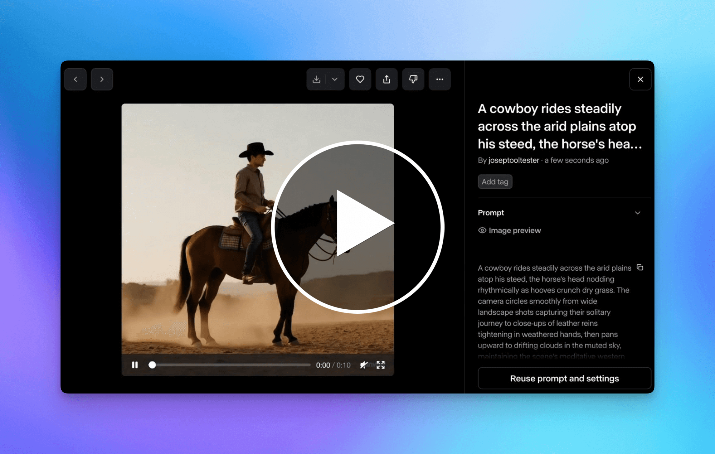 AI Video created with Runway