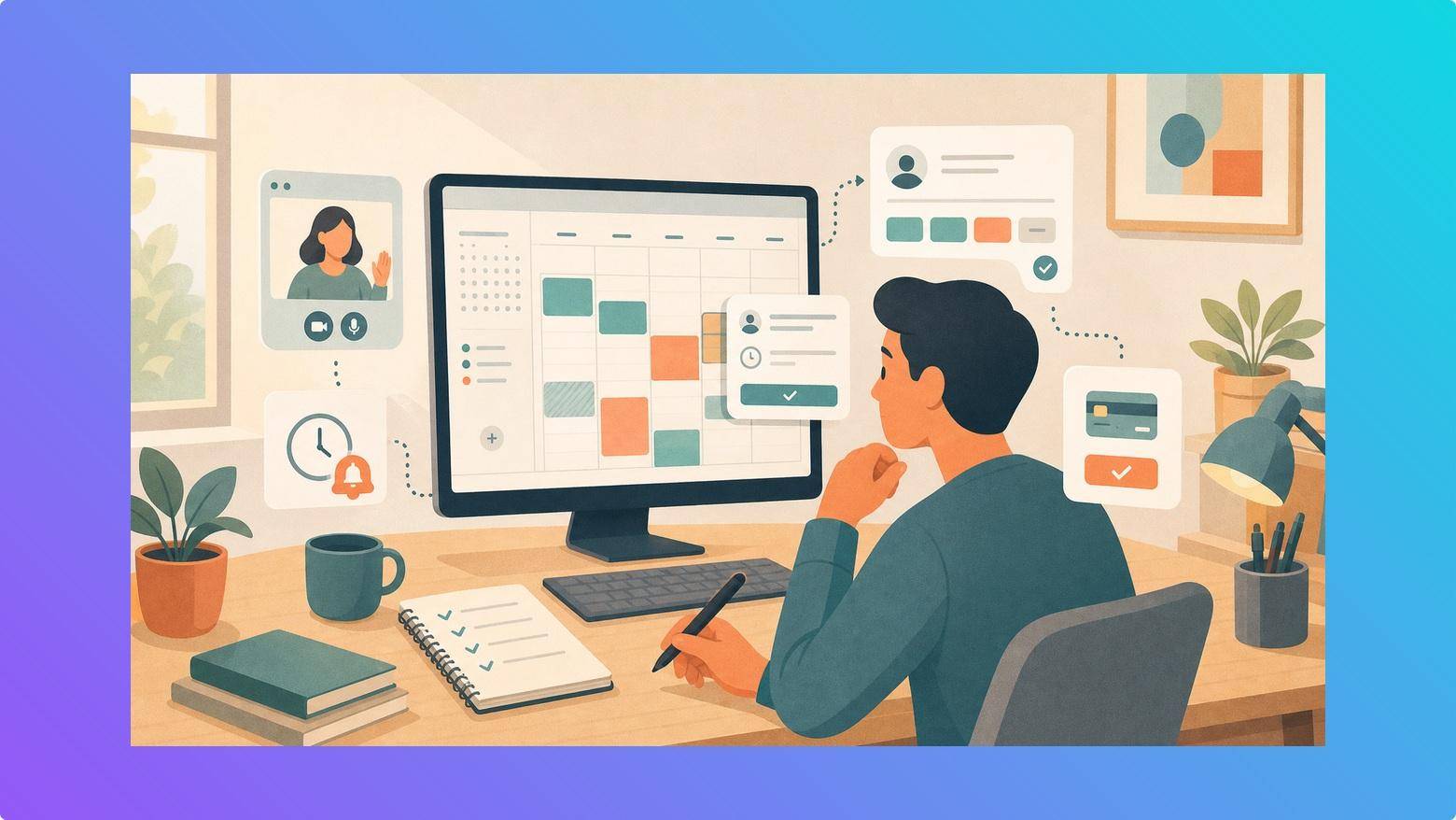 Google Calendar appointment schedule illustration