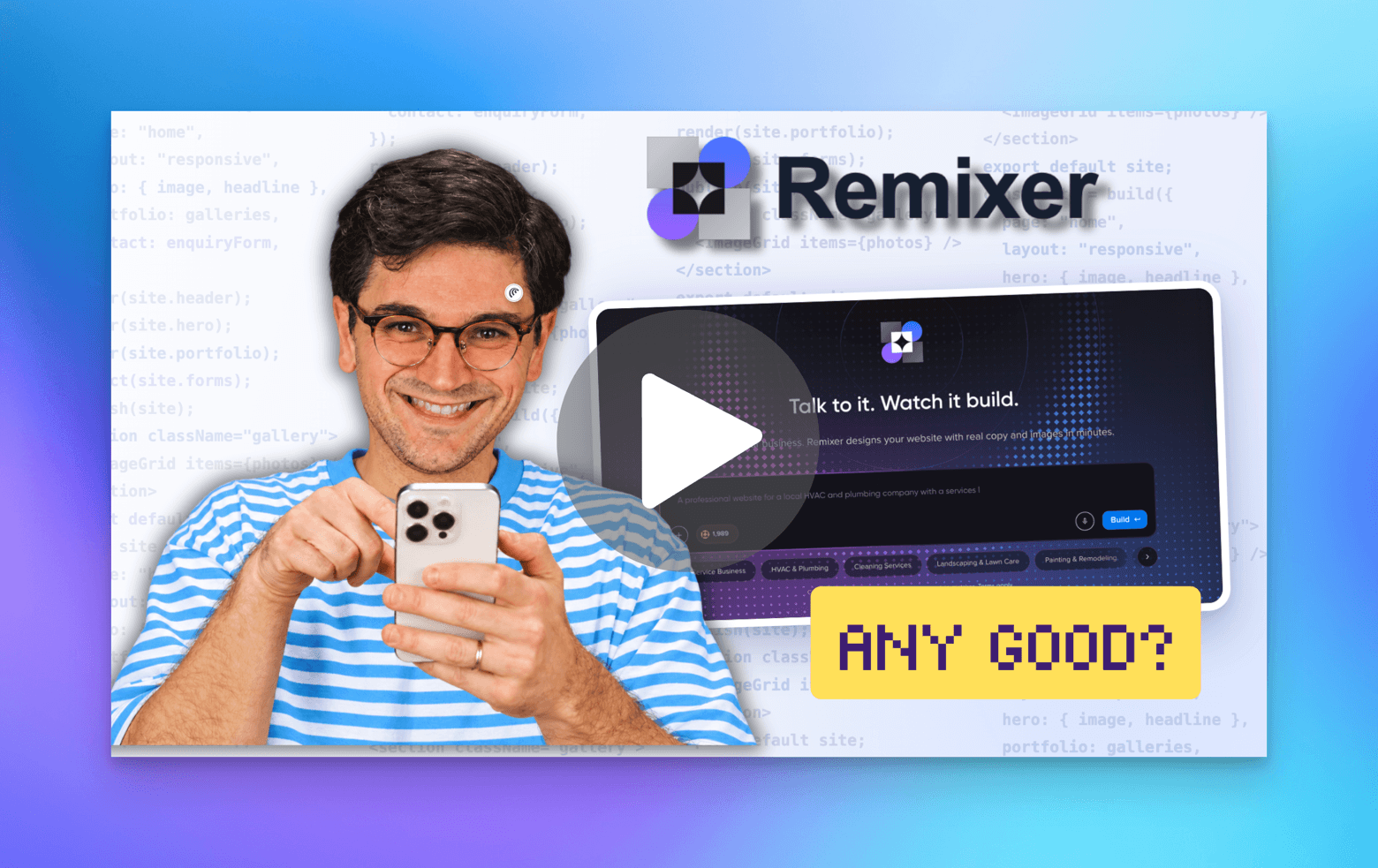 Remixer video
