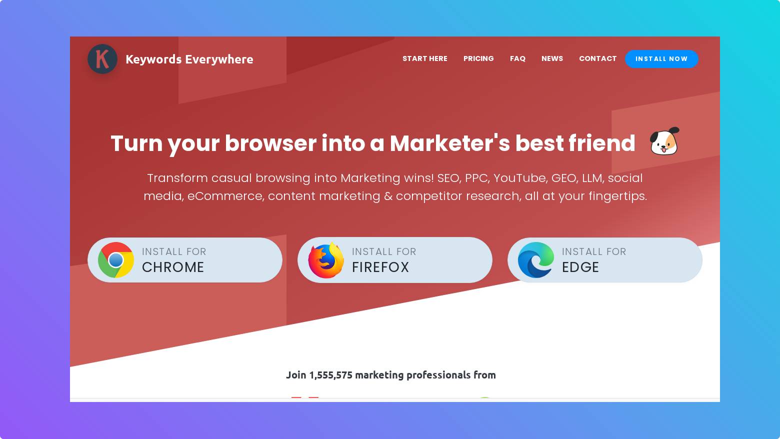 Keywords Everywhere Tooltester Newsletter