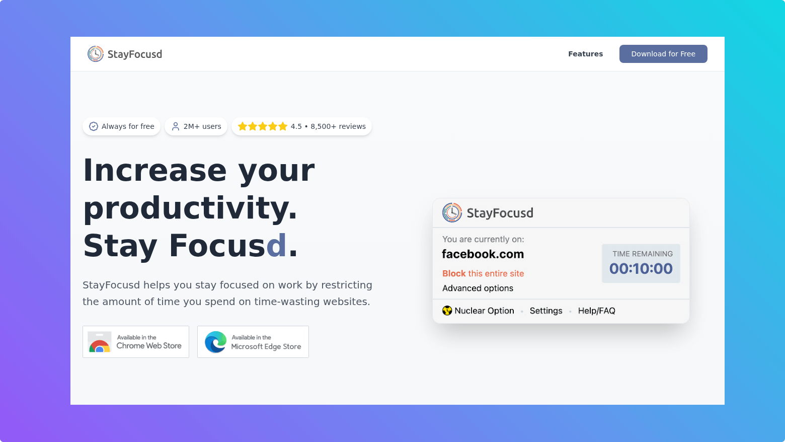 StayFocusd Tooltester Newsletter