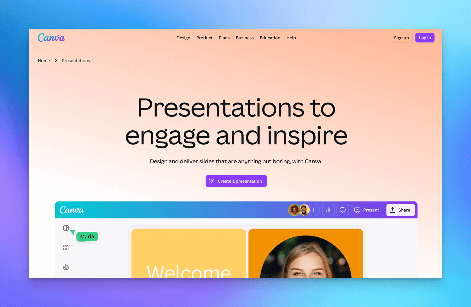 Canva presentation tool tooltester newsletter
