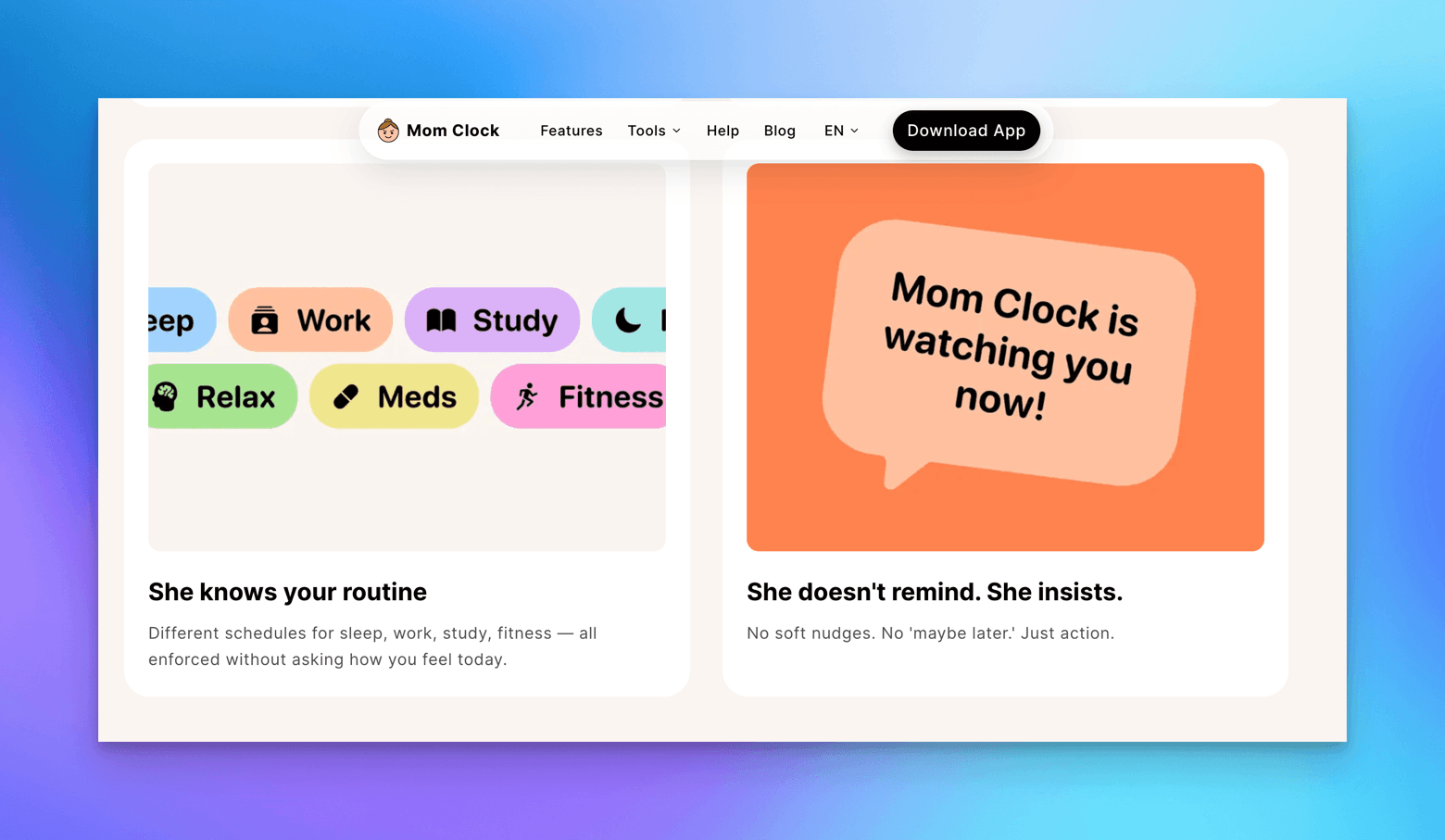 Mom Clcok Tooltester Newsletter