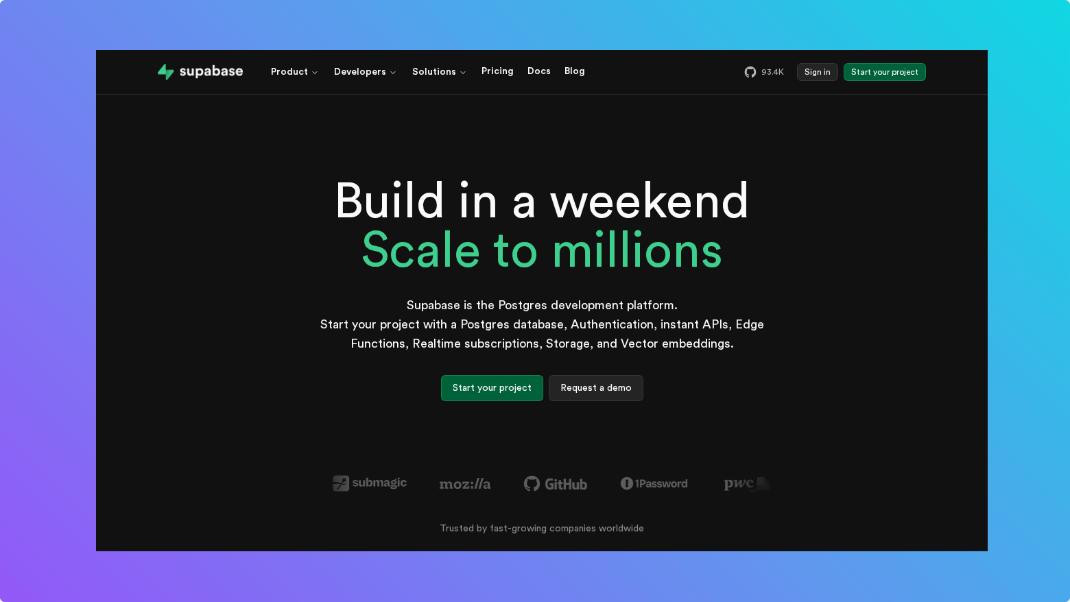 Supabase tooltester newsletter
