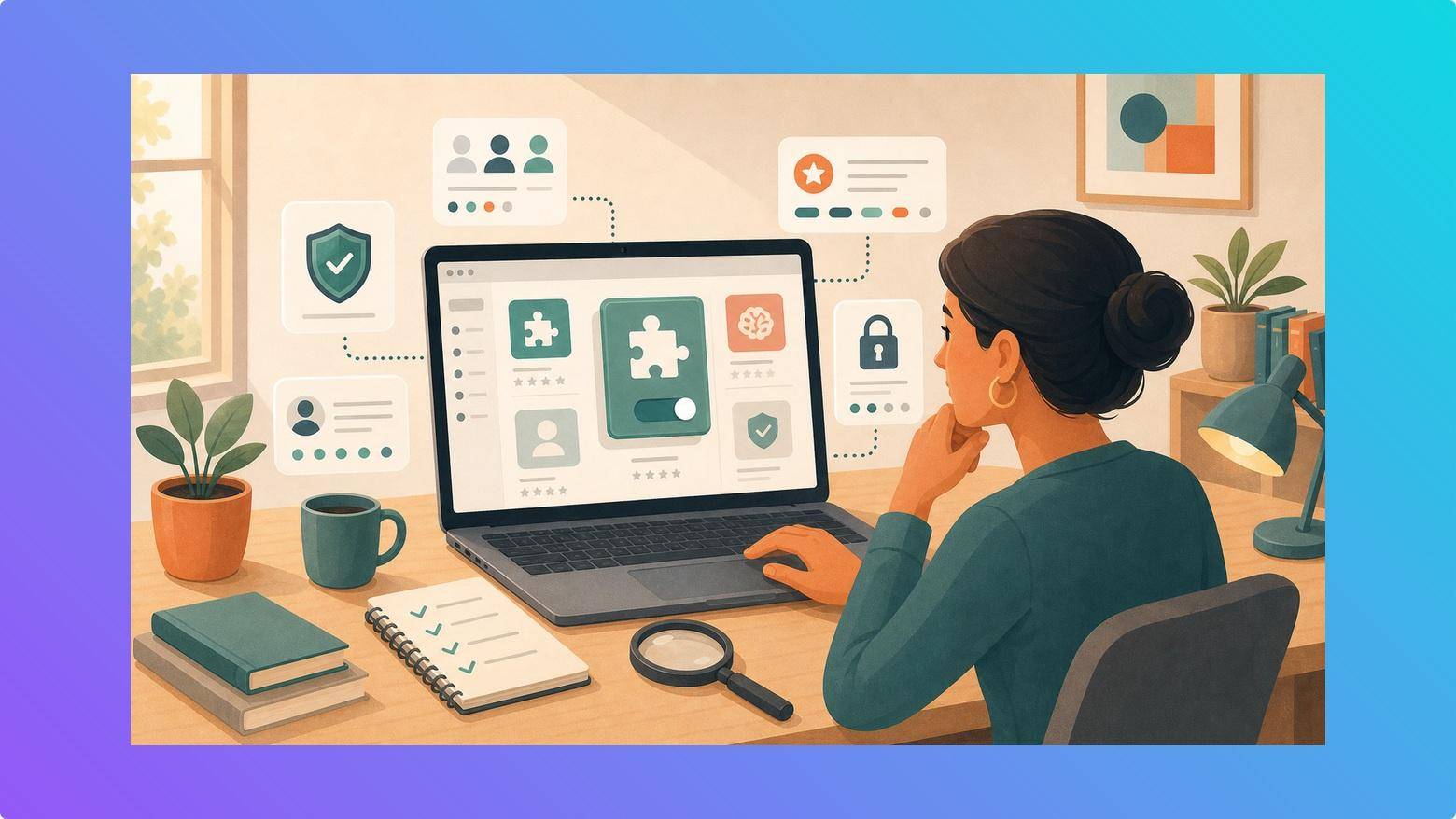 Safe AI skills review illustration