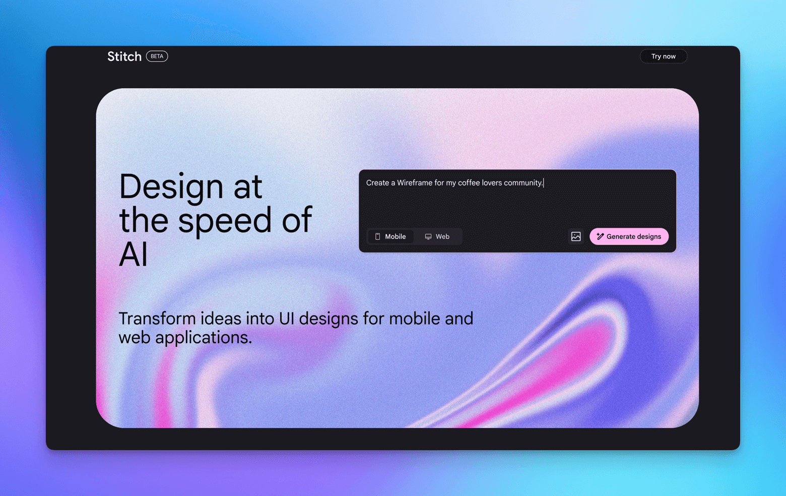 Google Stitch  Tooltester Newsletter