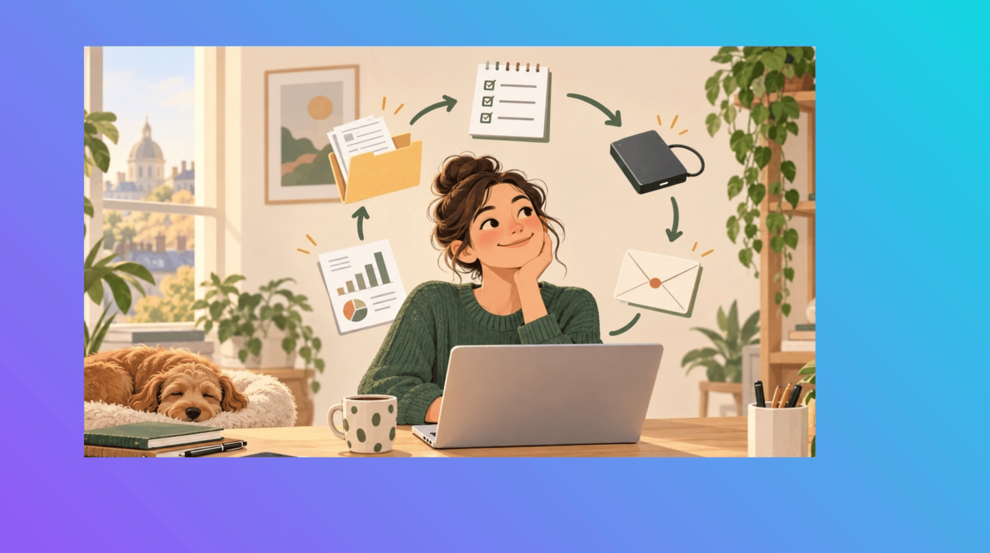 Google Tasks recurring checklist for invoices, content reviews, backups, follow-ups, and monthly reporting.