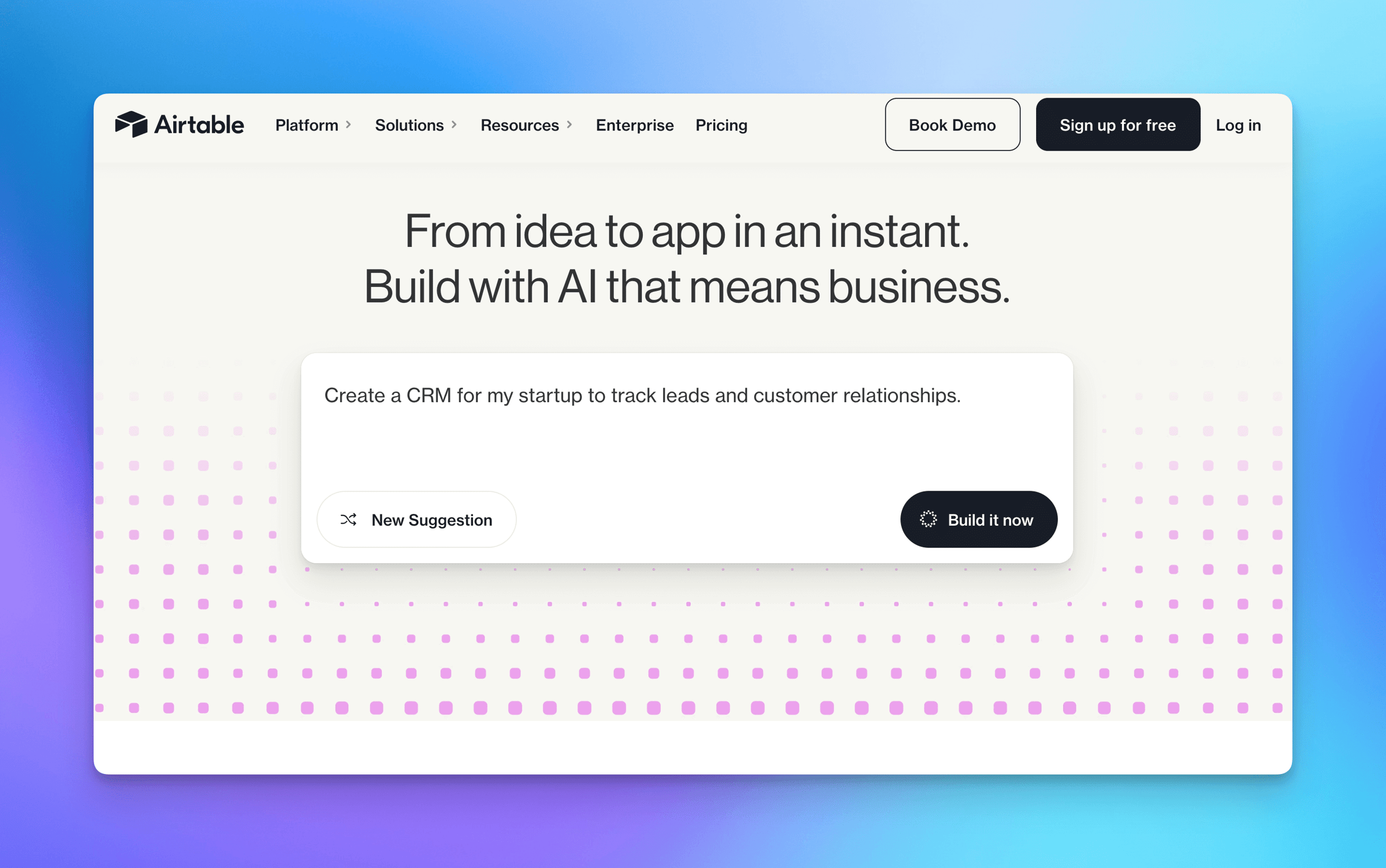 Airtable to create DataBases without coding