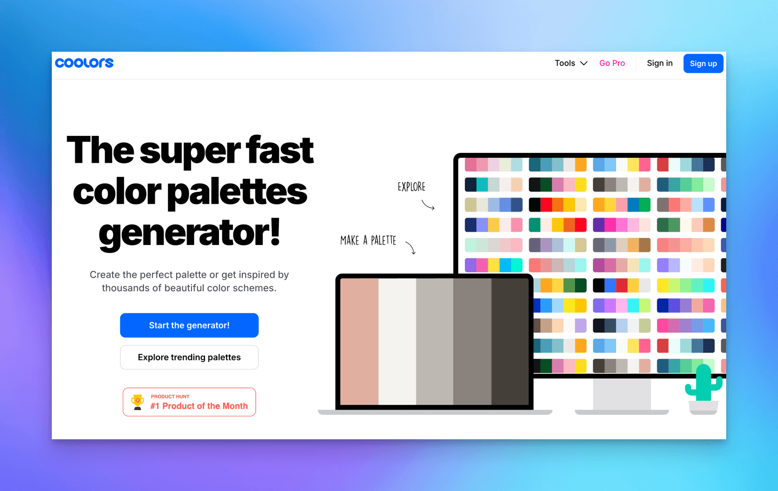 Coolors Tooltester Newsletter