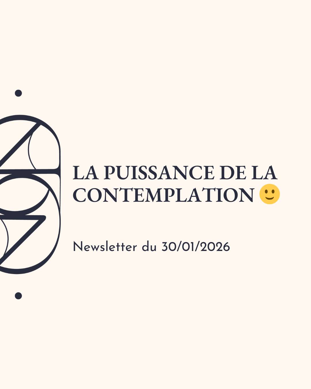 Mes voeux pour 2026 & la puissance de la contemplation