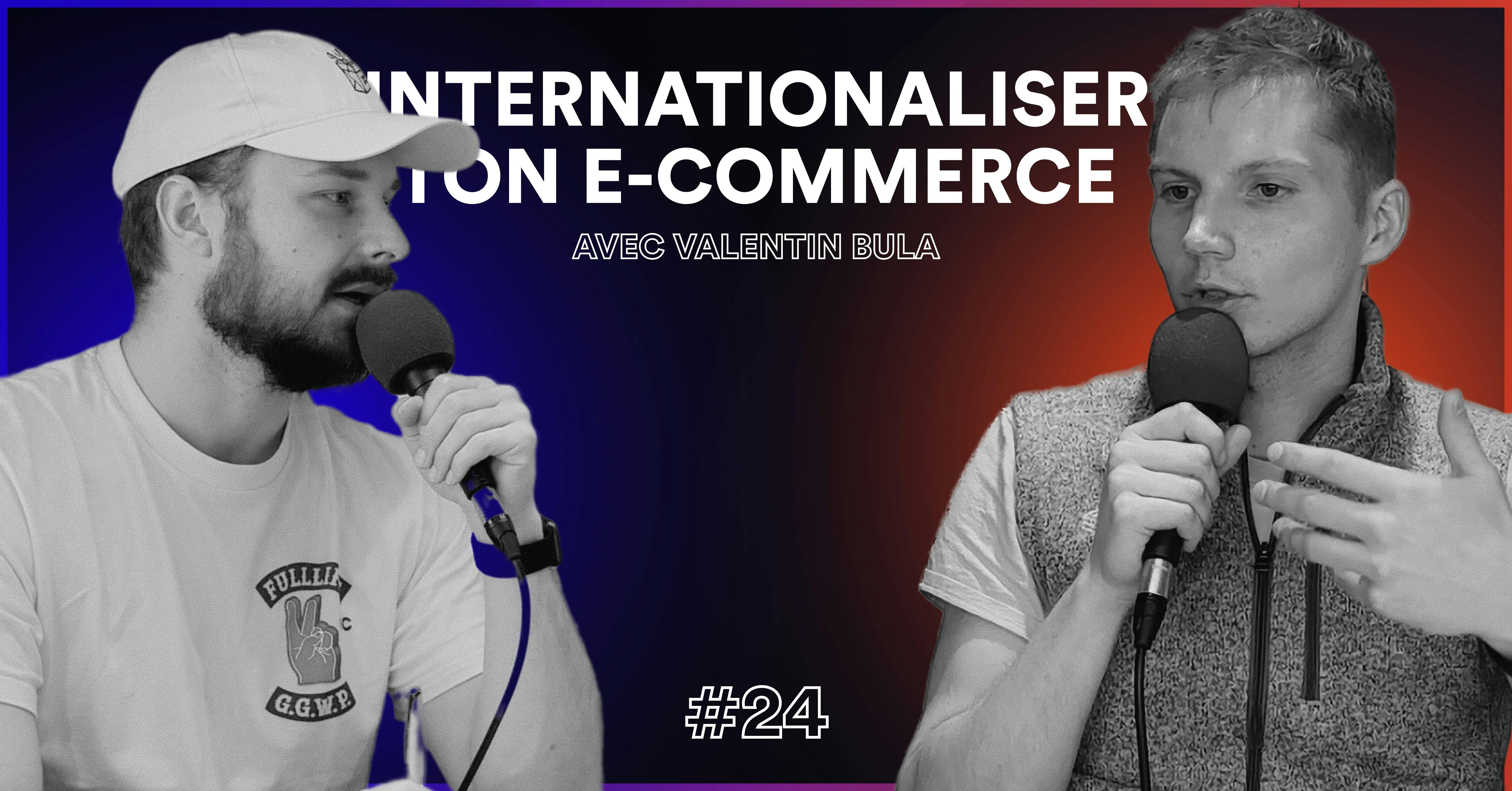 Vignette de mon podcast avec Valentin Bula sur l'avenir du e-commerce