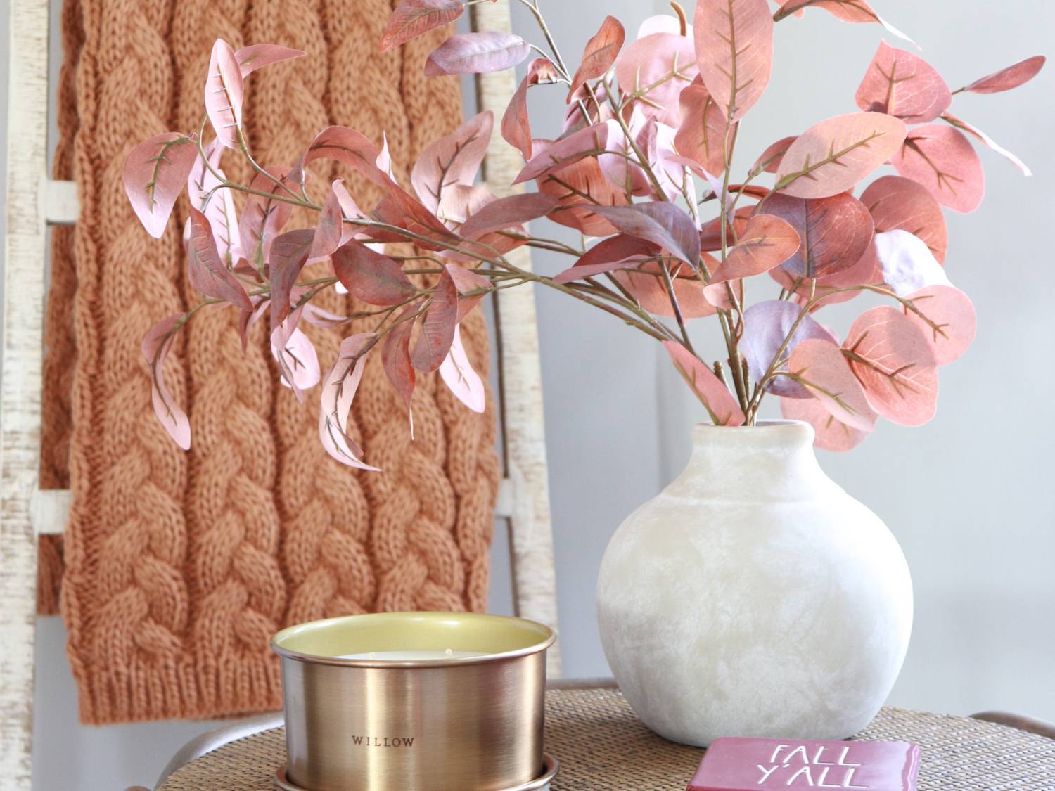 Simplifying fall decor