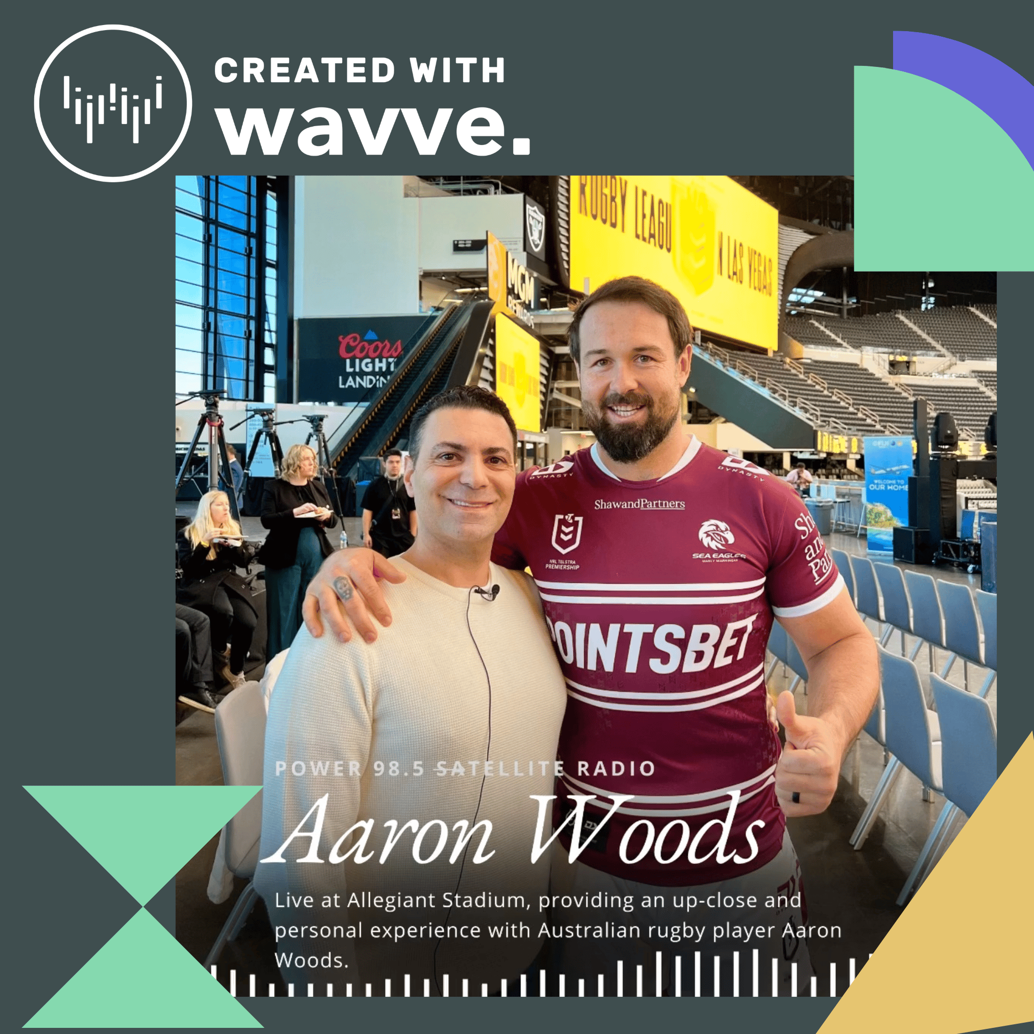 Aaron Woods podcast promo