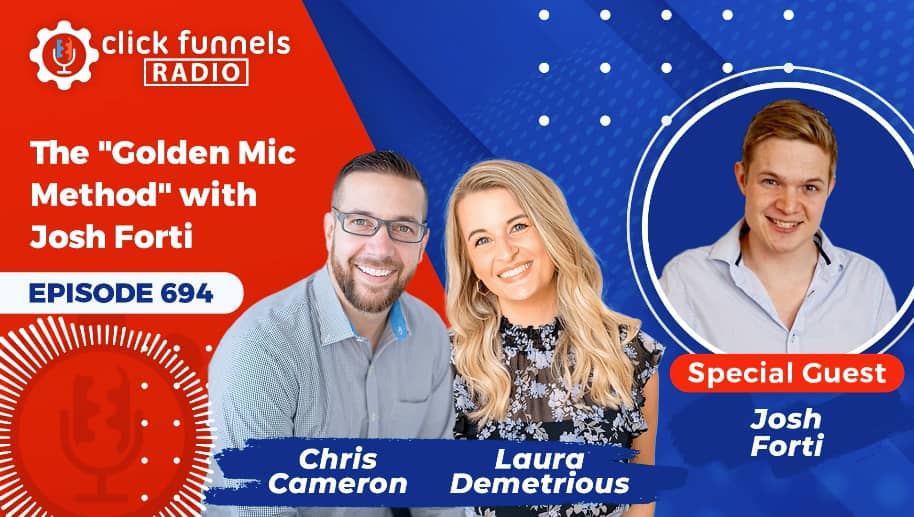 Click Funnels Radio podcast ad