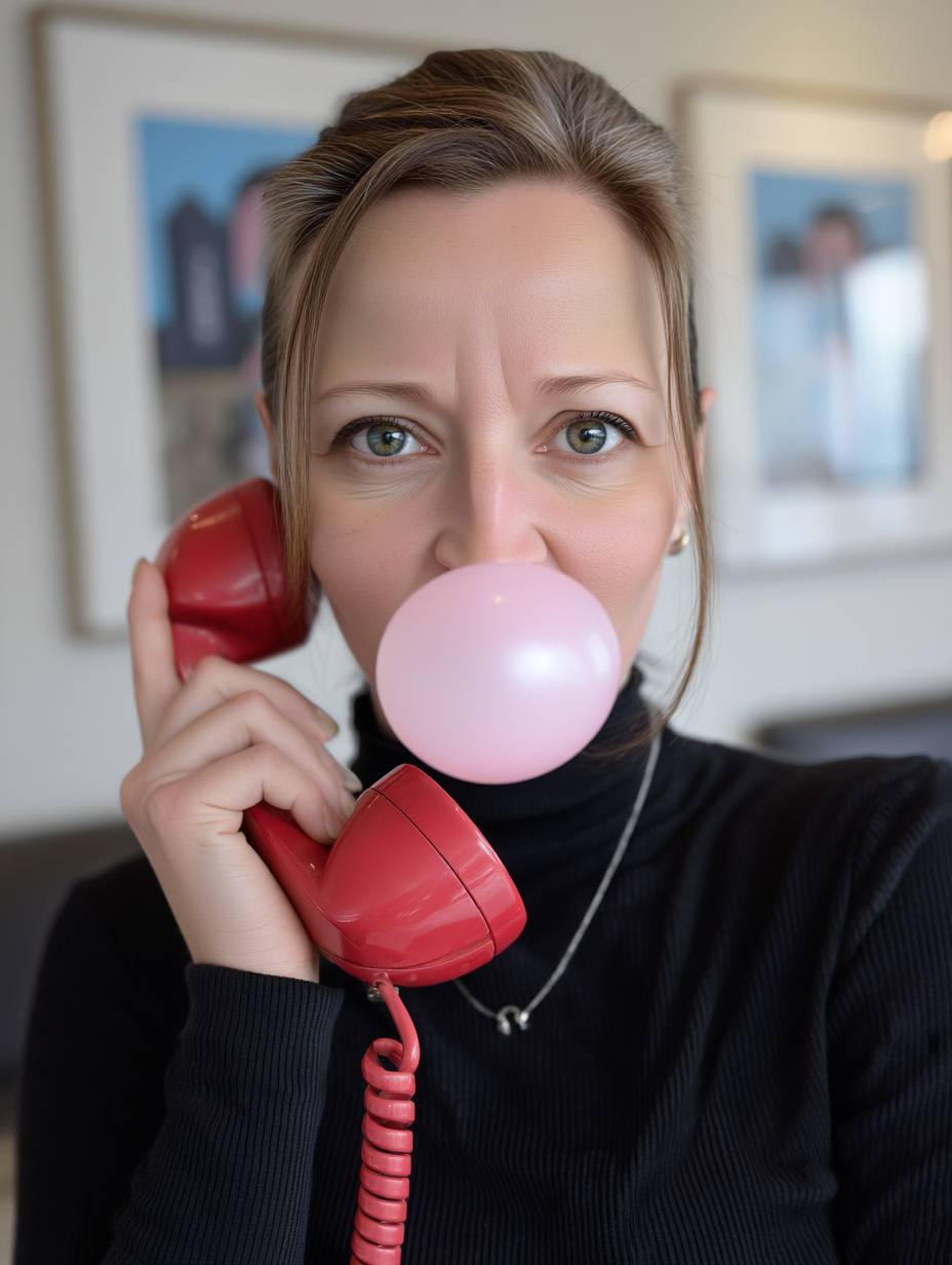 Diane Whiddon on the phone