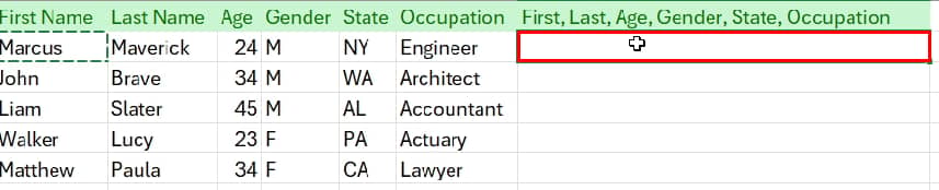 Combine Text Instantly in Excel! – Excel With Grant – Blog