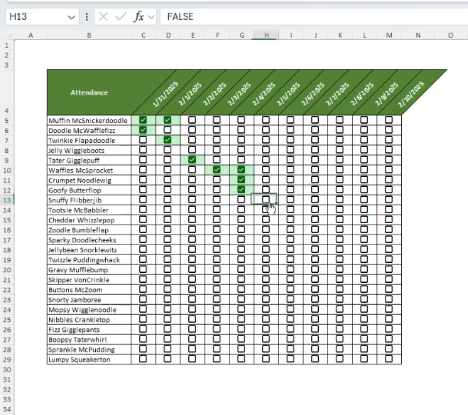 How to use checkboxes in Excel – Excel With Grant – Blog